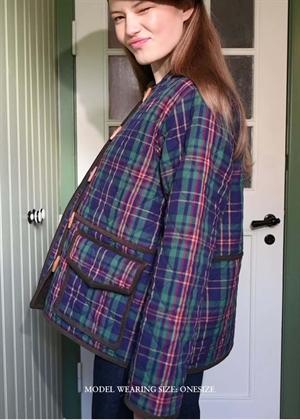 Adriane jakke Green Check Sissel Edelbo